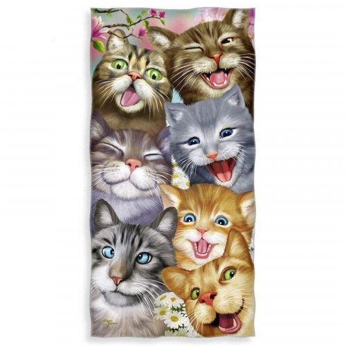 Asciugamani Gatti Divertente