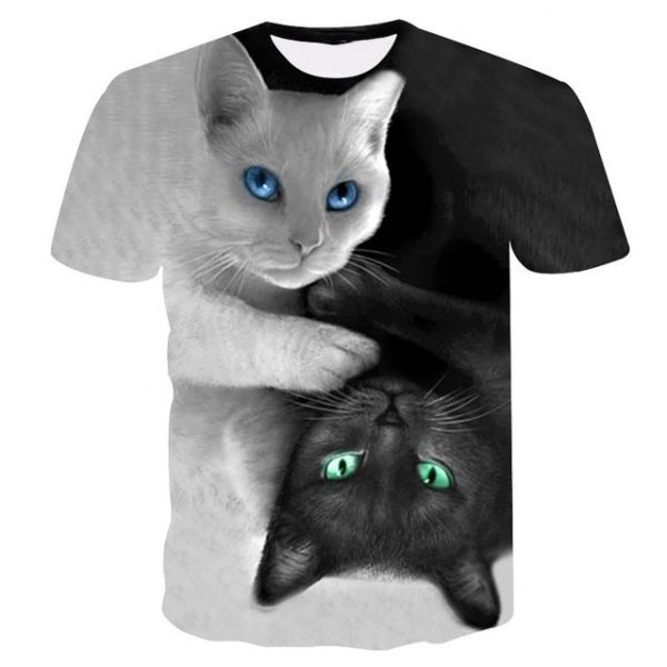 Maglietta Gatto Due -colo